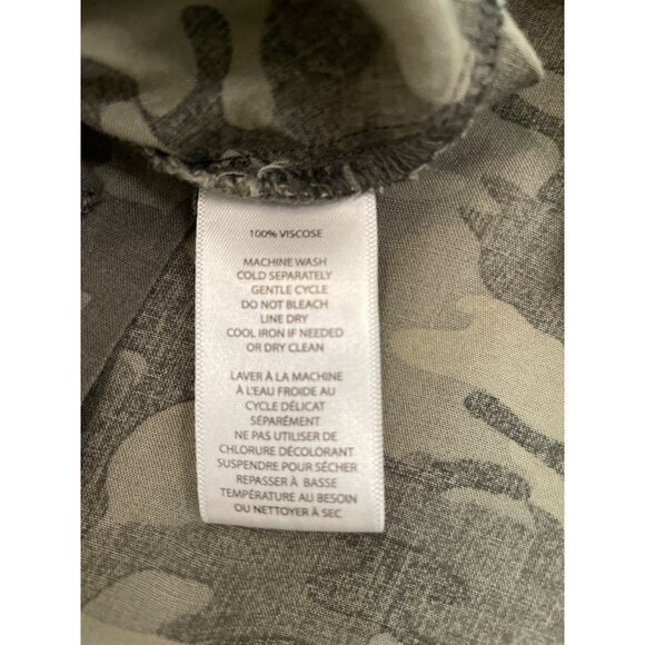 BeachLunchLounge Womens Long Sleeve Camouflage Sz 1X Shirt Lightweight Comfort - Picture 6 of 7